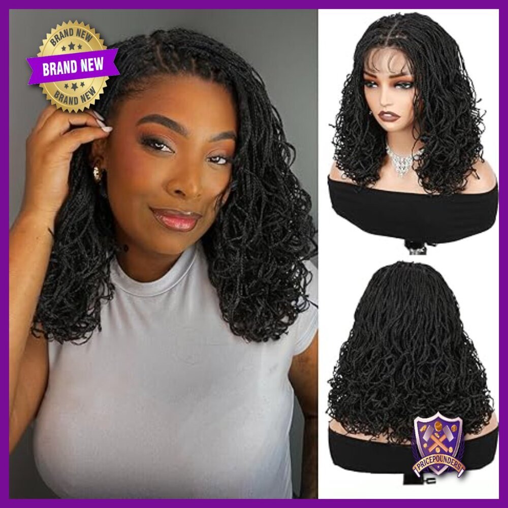 Micro Twist Braided Full Lace Synthetic Wig 14 Inch Glueless